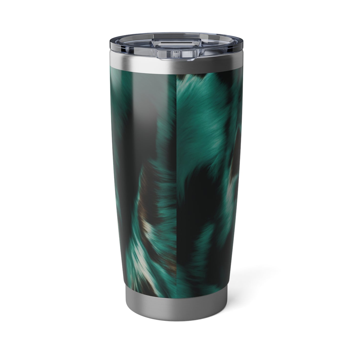 Cow Hide Teal Western Vagabond 20oz Tumbler