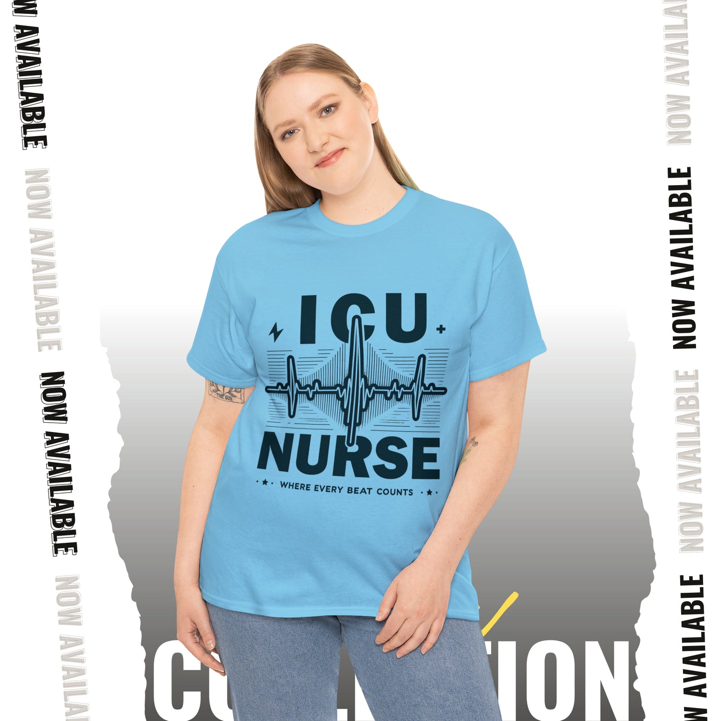 ICU Nurse Unisex Heavy Cotton Tee