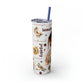 Affirmation Beauty -Skinny Tumbler with Straw, 20oz