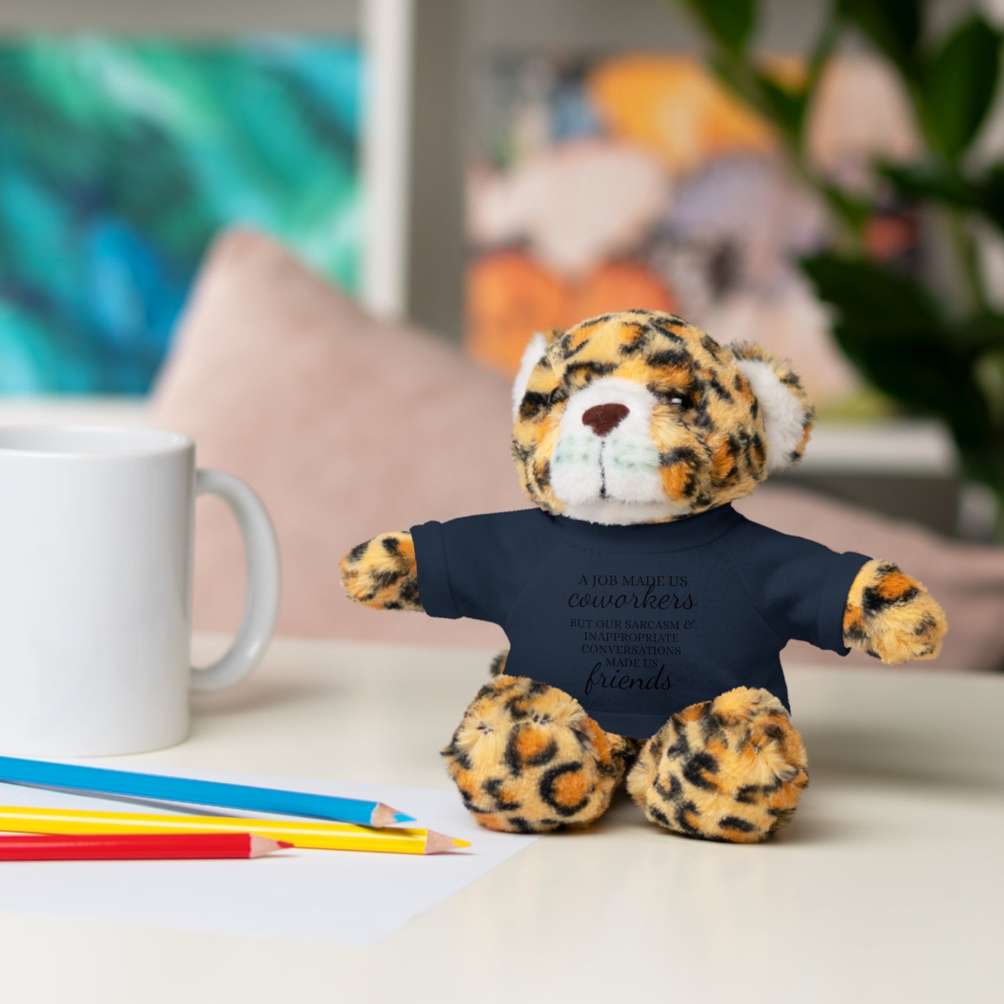 Co-Workers/Work Friends Gift Stuffed Animals with Tee