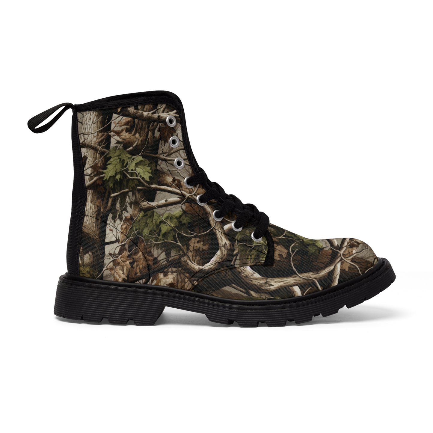 Camo-Women's Canvas Boots