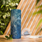 Sky Blue Snowflakes Maars Maker Skinny Matte Tumbler, 20oz