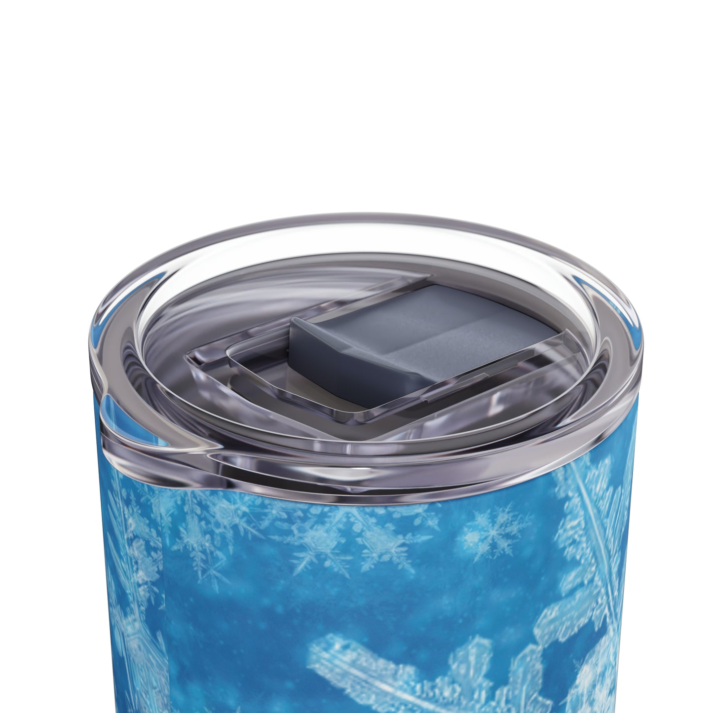 Sky Blue Snowflakes Maars Maker Skinny Matte Tumbler, 20oz