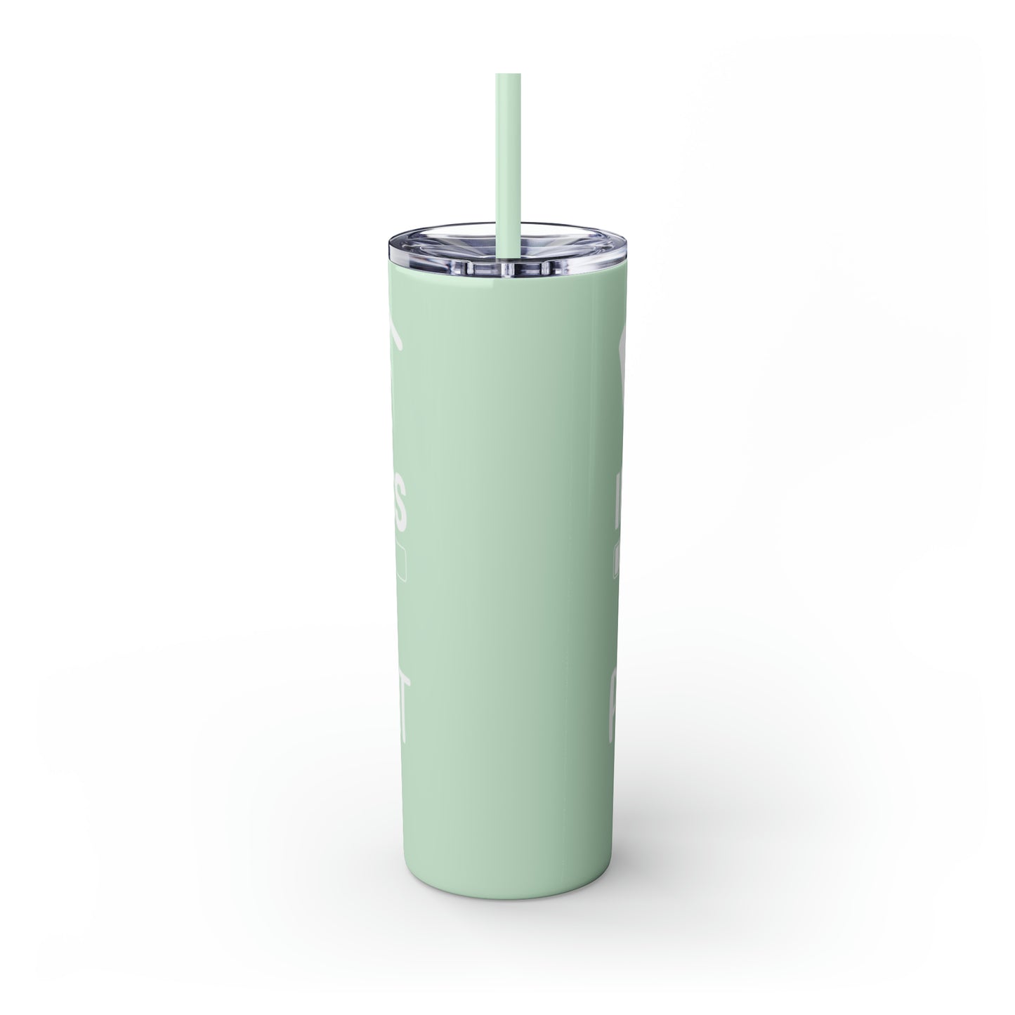 Nurse In Progress Loading Please Wait Skinny Tumbler with Straw, 20oz