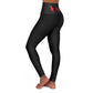 Thick-Fil-A Black Workout Gym High Waisted Yoga Leggings