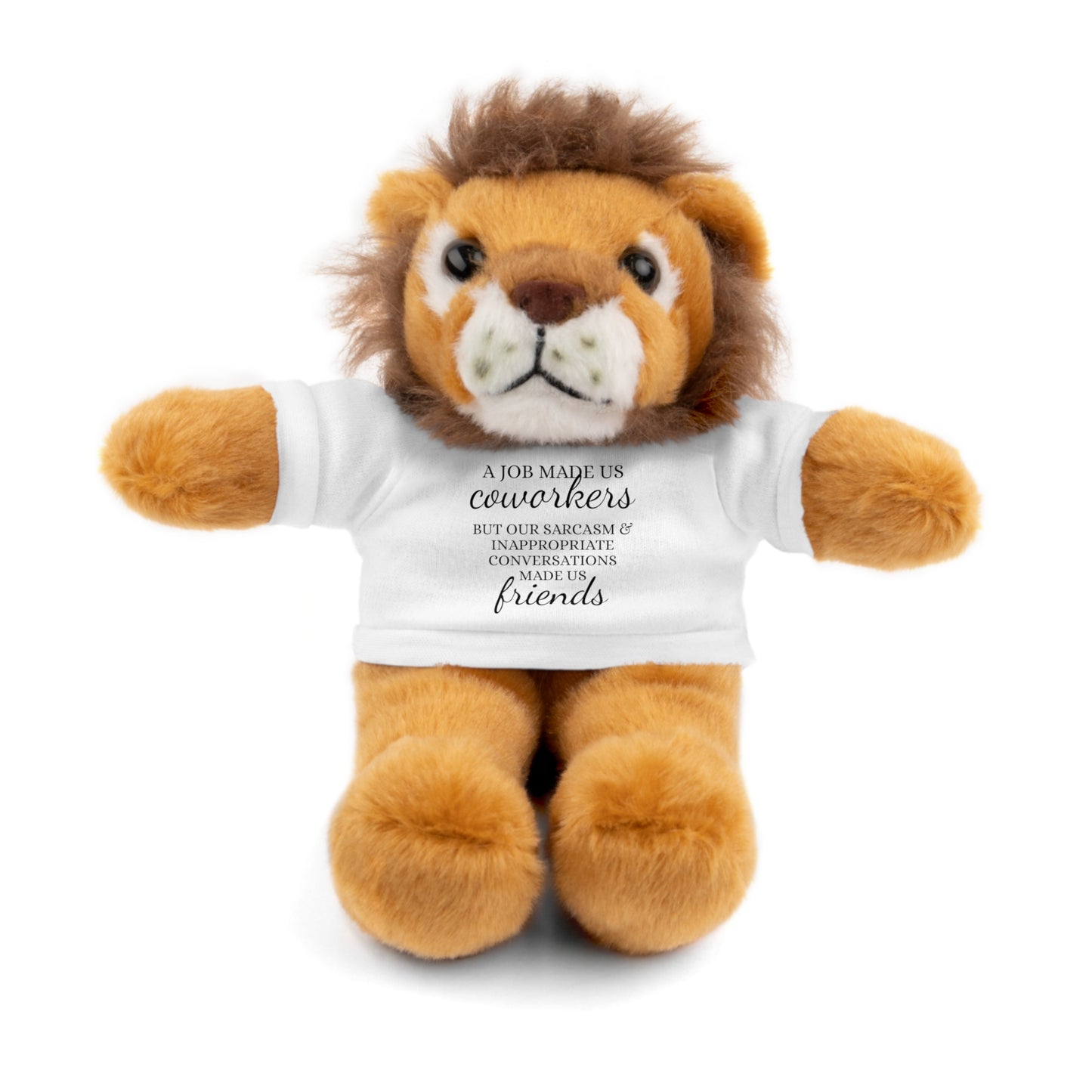 Co-Workers/Work Friends Gift Stuffed Animals with Tee