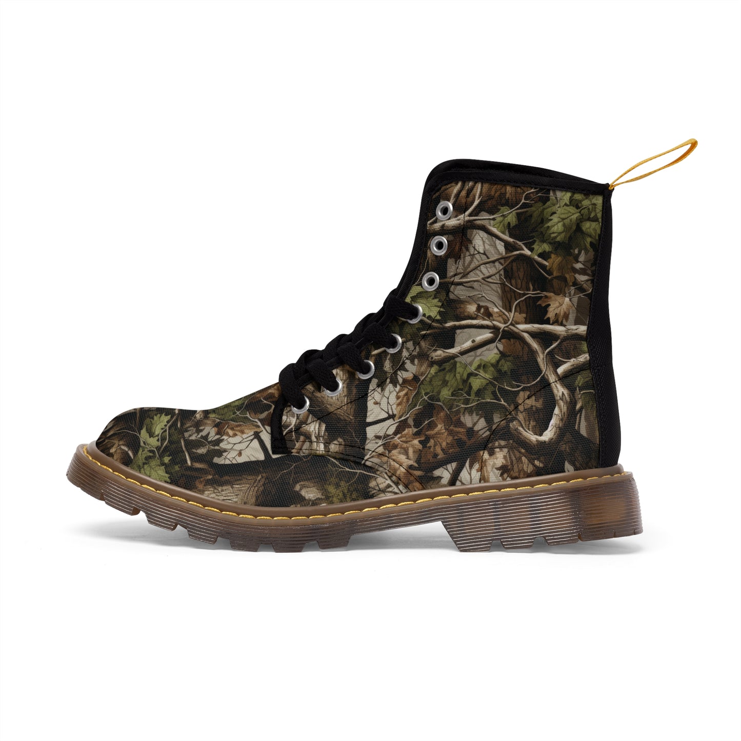 Camo-Men's Canvas Boots