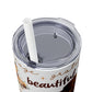 Affirmation Beauty -Skinny Tumbler with Straw, 20oz