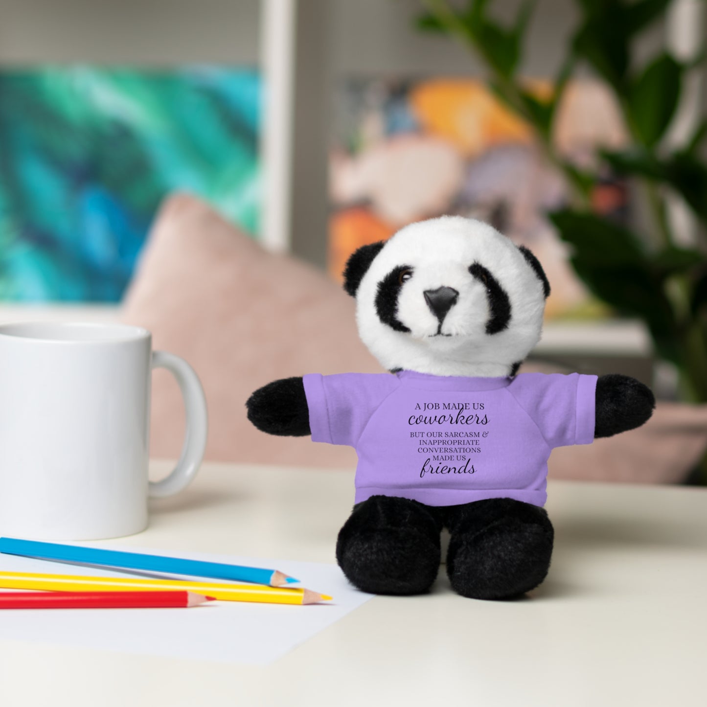 Co-Workers/Work Friends Gift Stuffed Animals with Tee