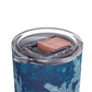 Midnight Sky Snowflakes Maars Maker Skinny Matte Tumbler, 20oz