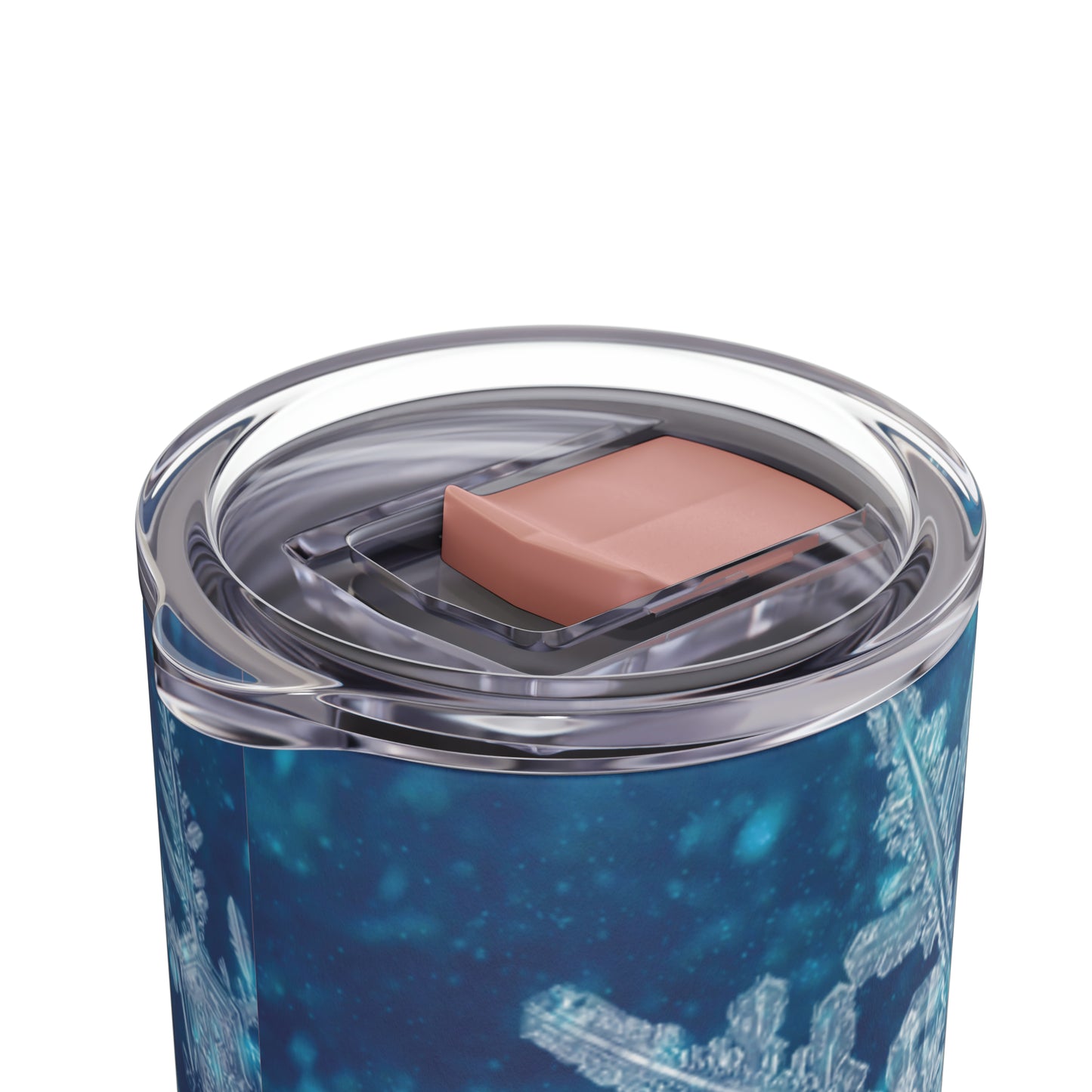 Midnight Sky Snowflakes Maars Maker Skinny Matte Tumbler, 20oz