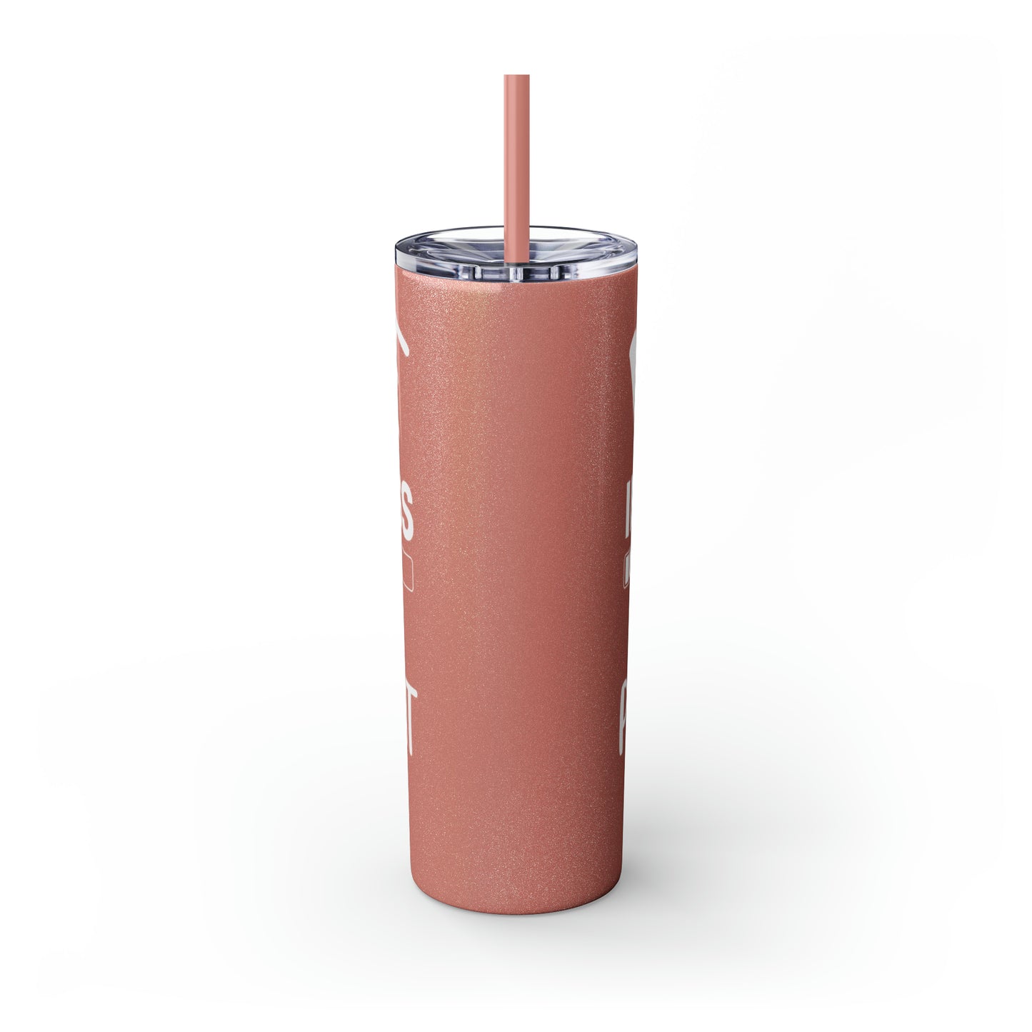 Nurse In Progress Loading Please Wait Skinny Tumbler with Straw, 20oz