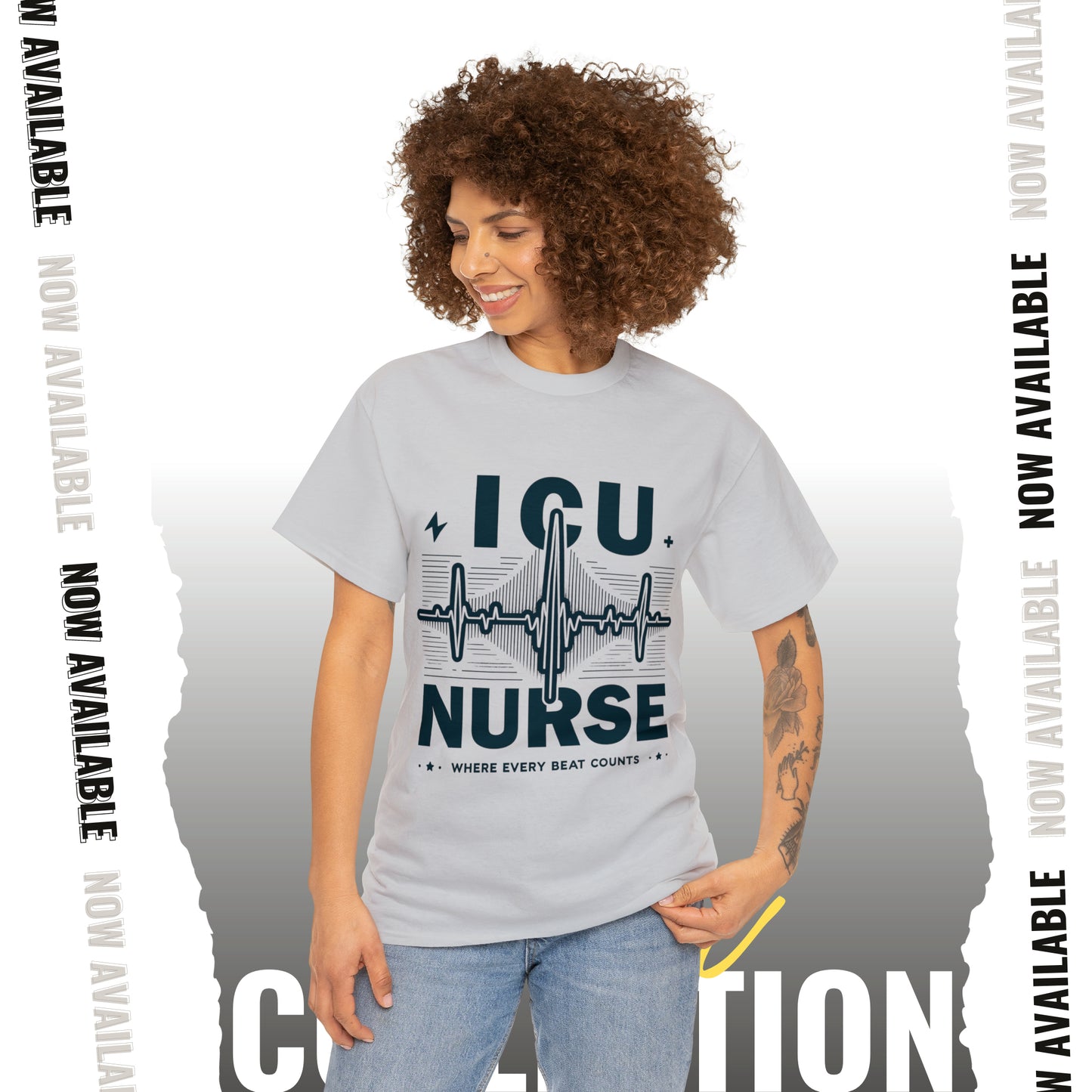 ICU Nurse Unisex Heavy Cotton Tee