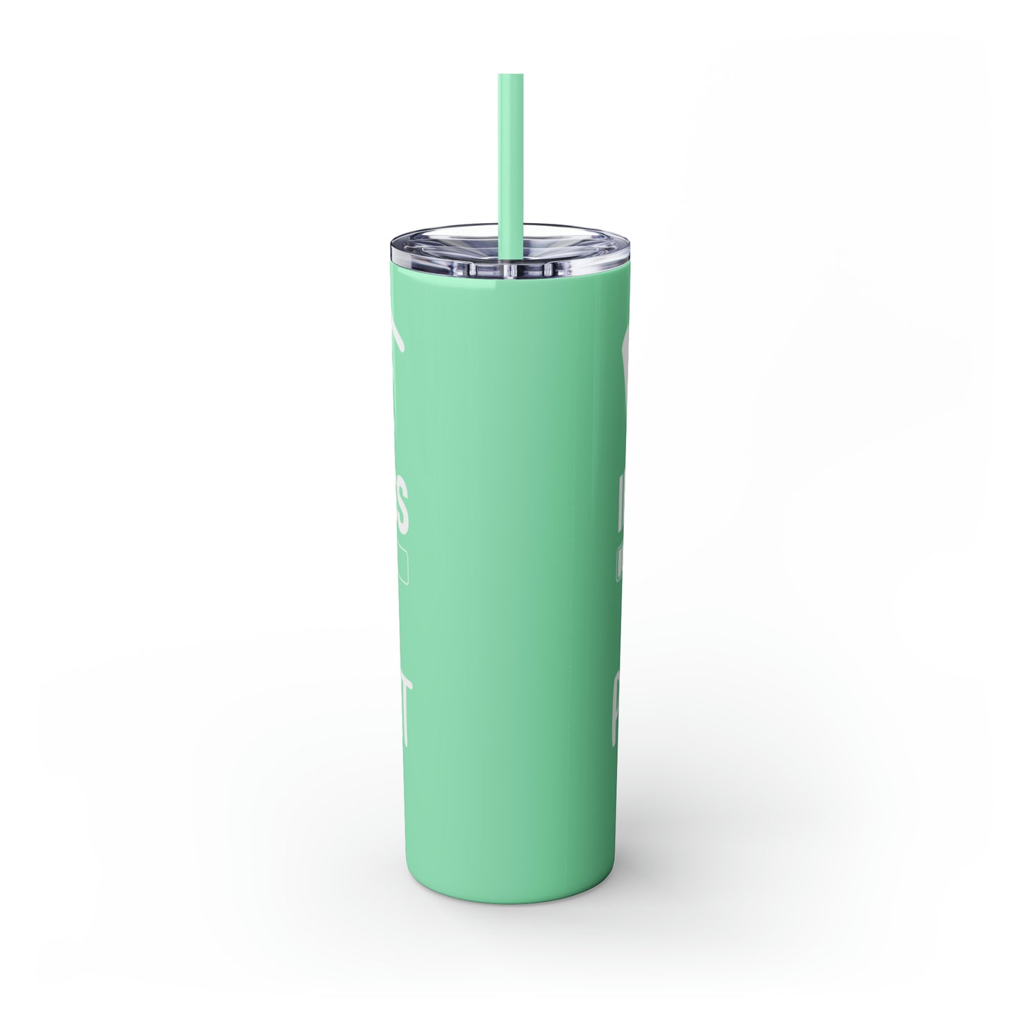 Nurse In Progress Loading Please Wait Skinny Tumbler with Straw, 20oz