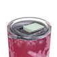 Pink Flamingo Snowflakes Maars Maker Skinny Matte Tumbler, 20oz