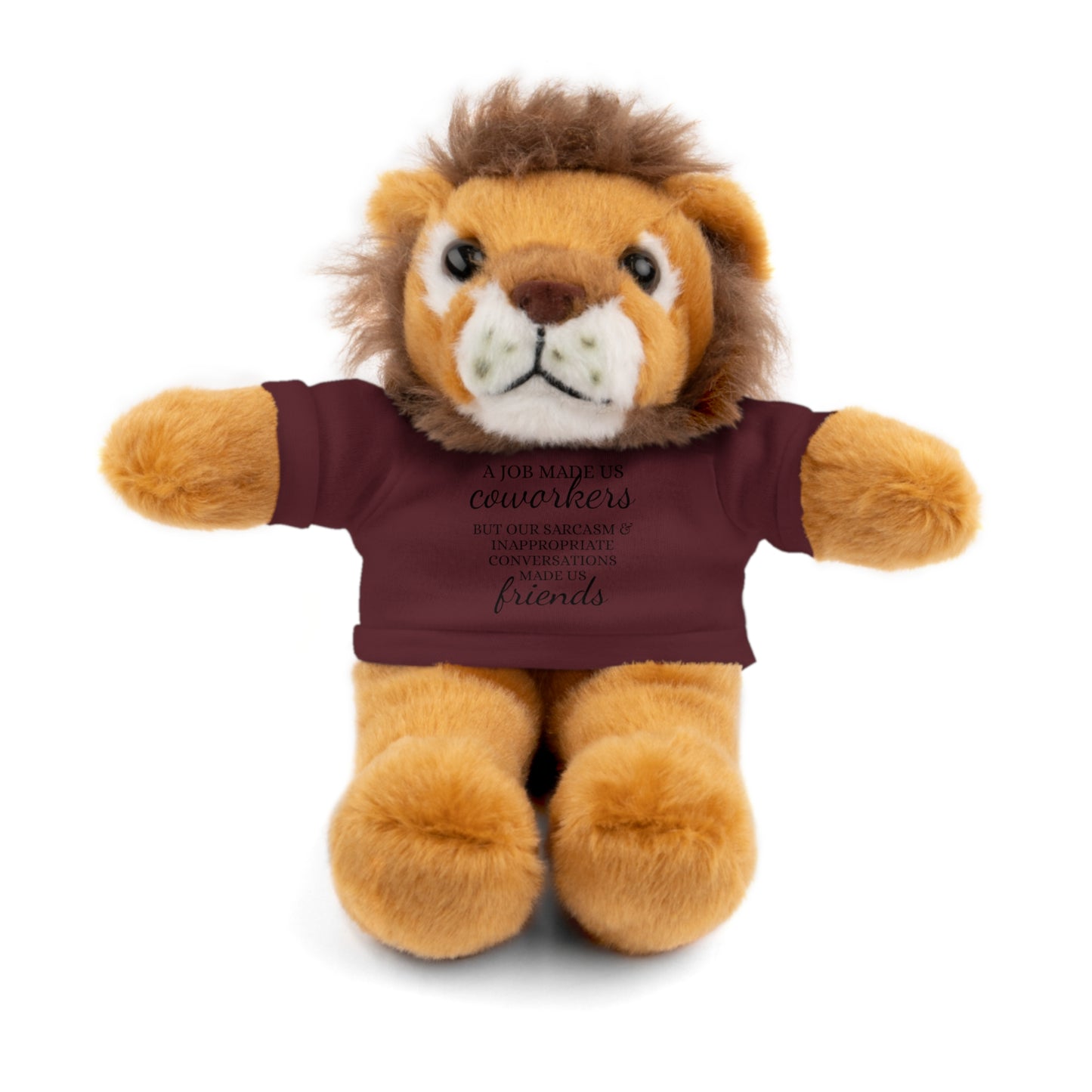 Co-Workers/Work Friends Gift Stuffed Animals with Tee
