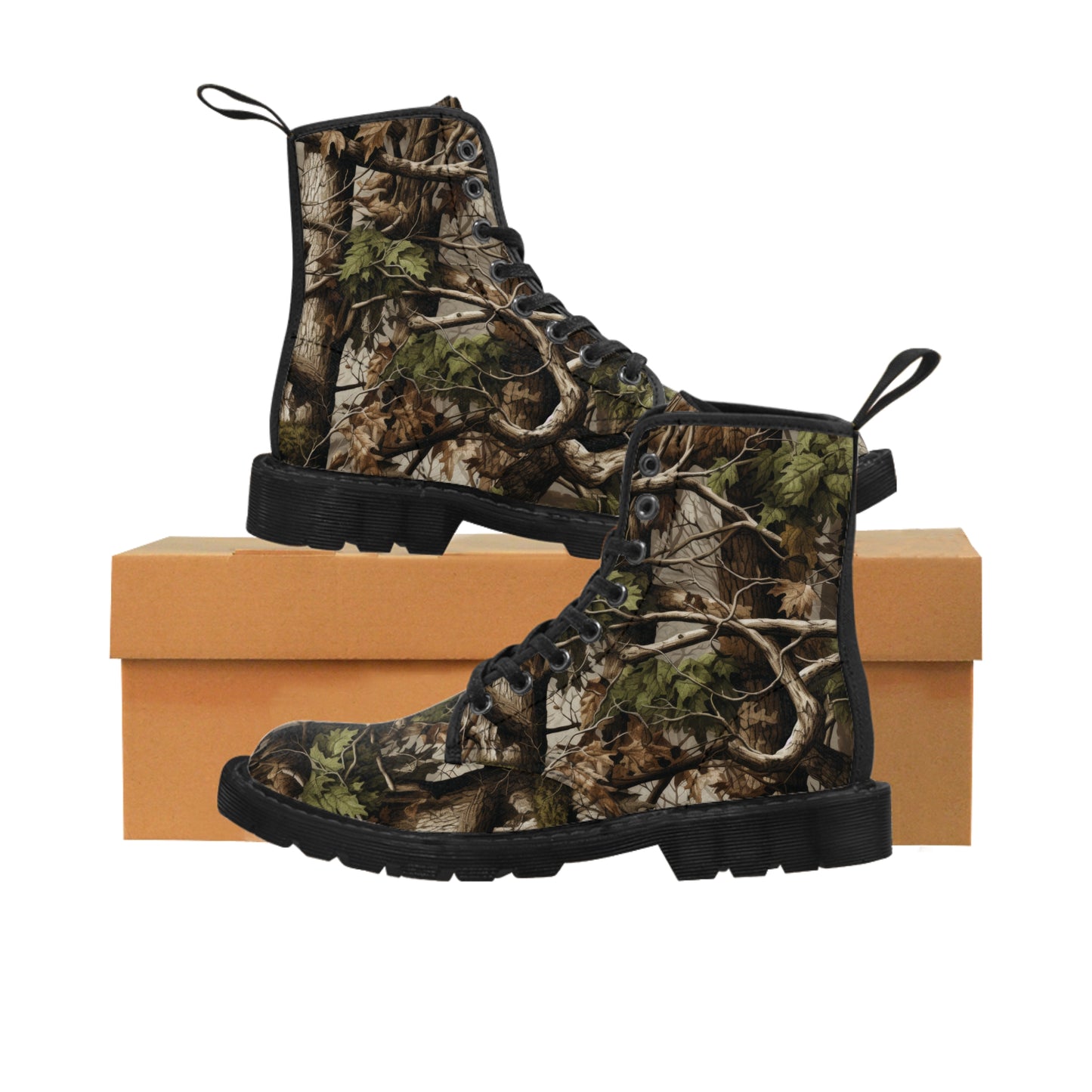 Camo-Men's Canvas Boots