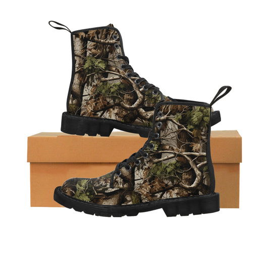 Camo-Men's Canvas Boots