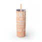 Nurse In Progress Loading Please Wait Skinny Tumbler with Straw, 20oz