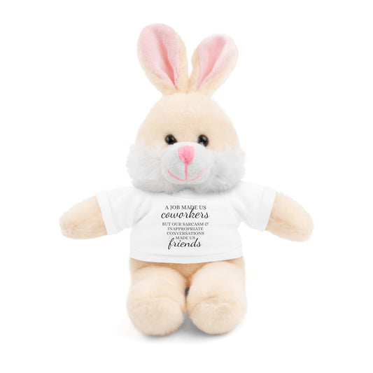 Co-Workers/Work Friends Gift Stuffed Animals with Tee