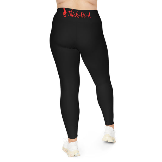 Thick-Fil-A Workout Plus Size Leggings