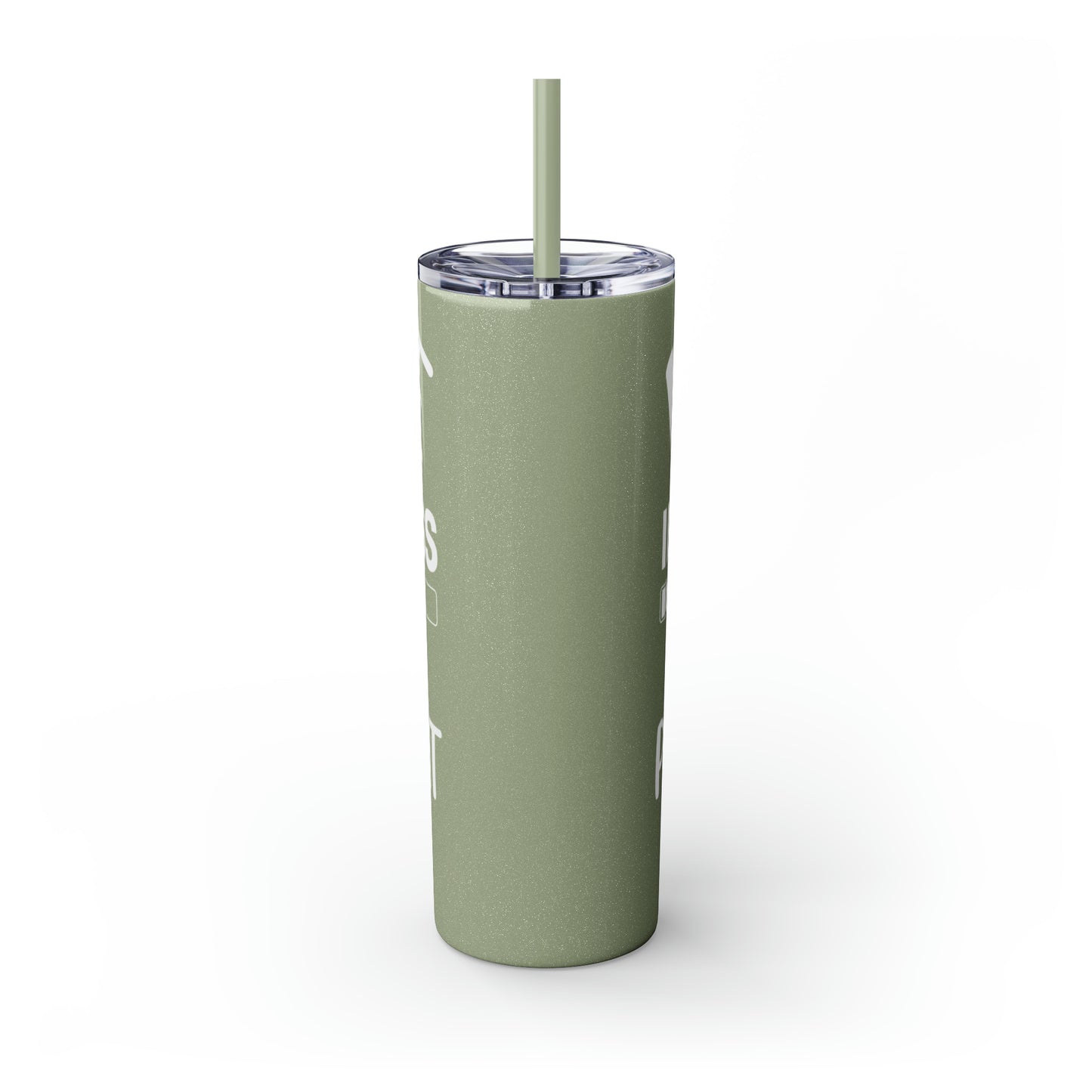 Nurse In Progress Loading Please Wait Skinny Tumbler with Straw, 20oz