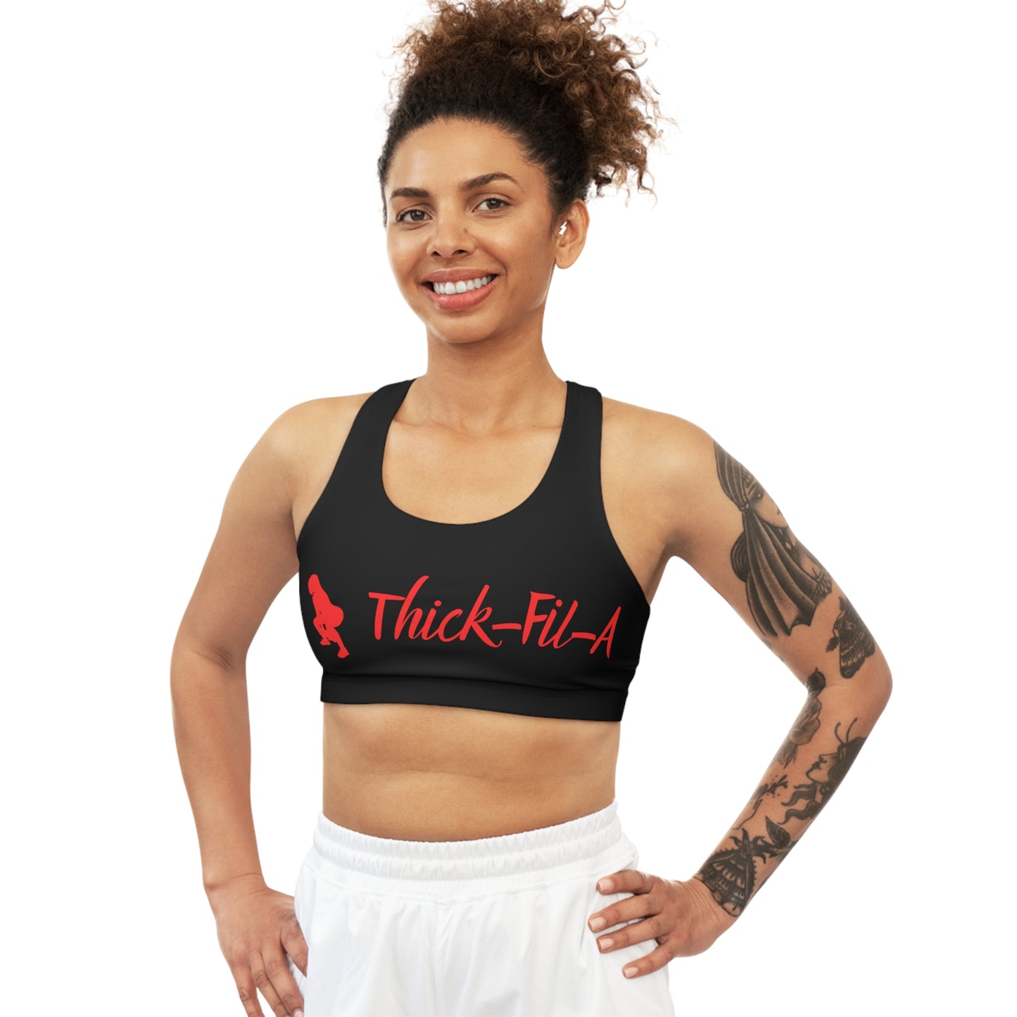 Thick-Fil-A Workout Seamless Sports Bra
