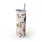 Affirmation Beauty -Skinny Tumbler with Straw, 20oz