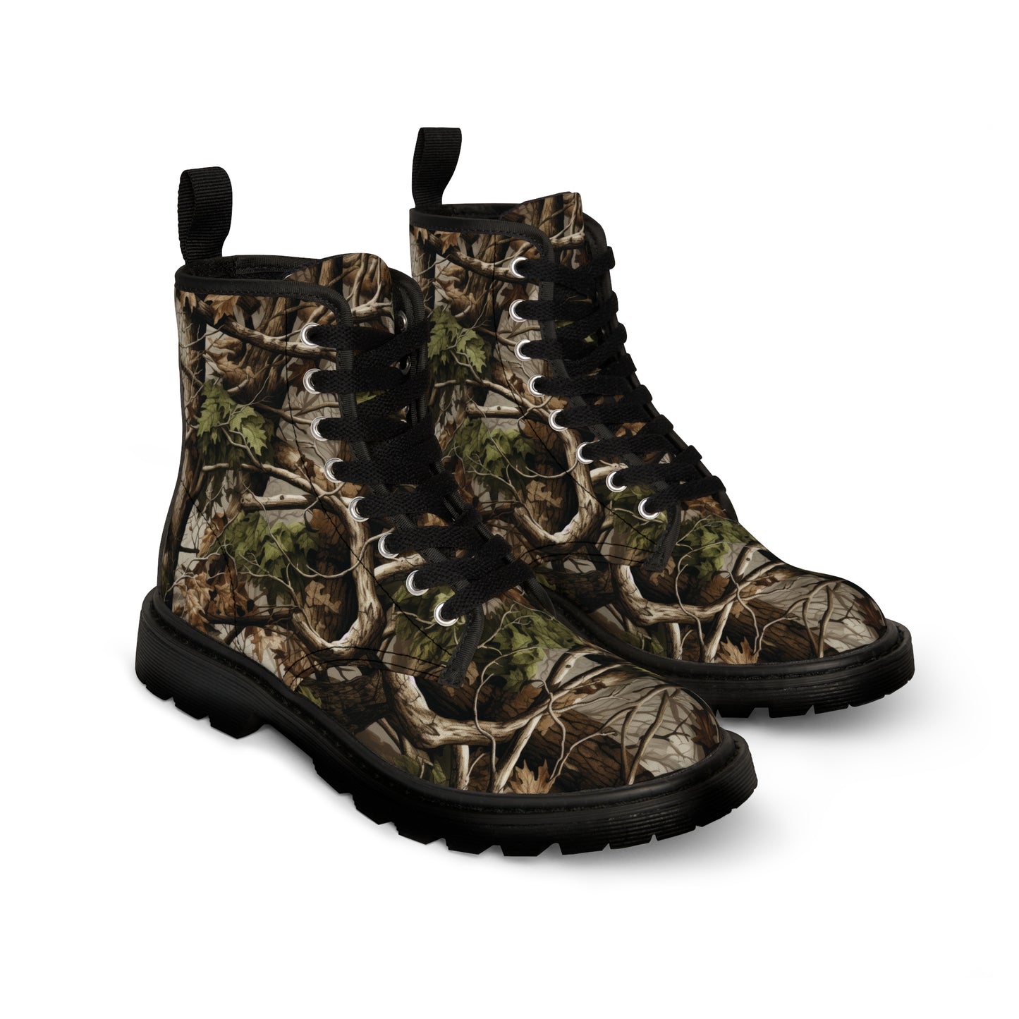 Camo-Men's Canvas Boots