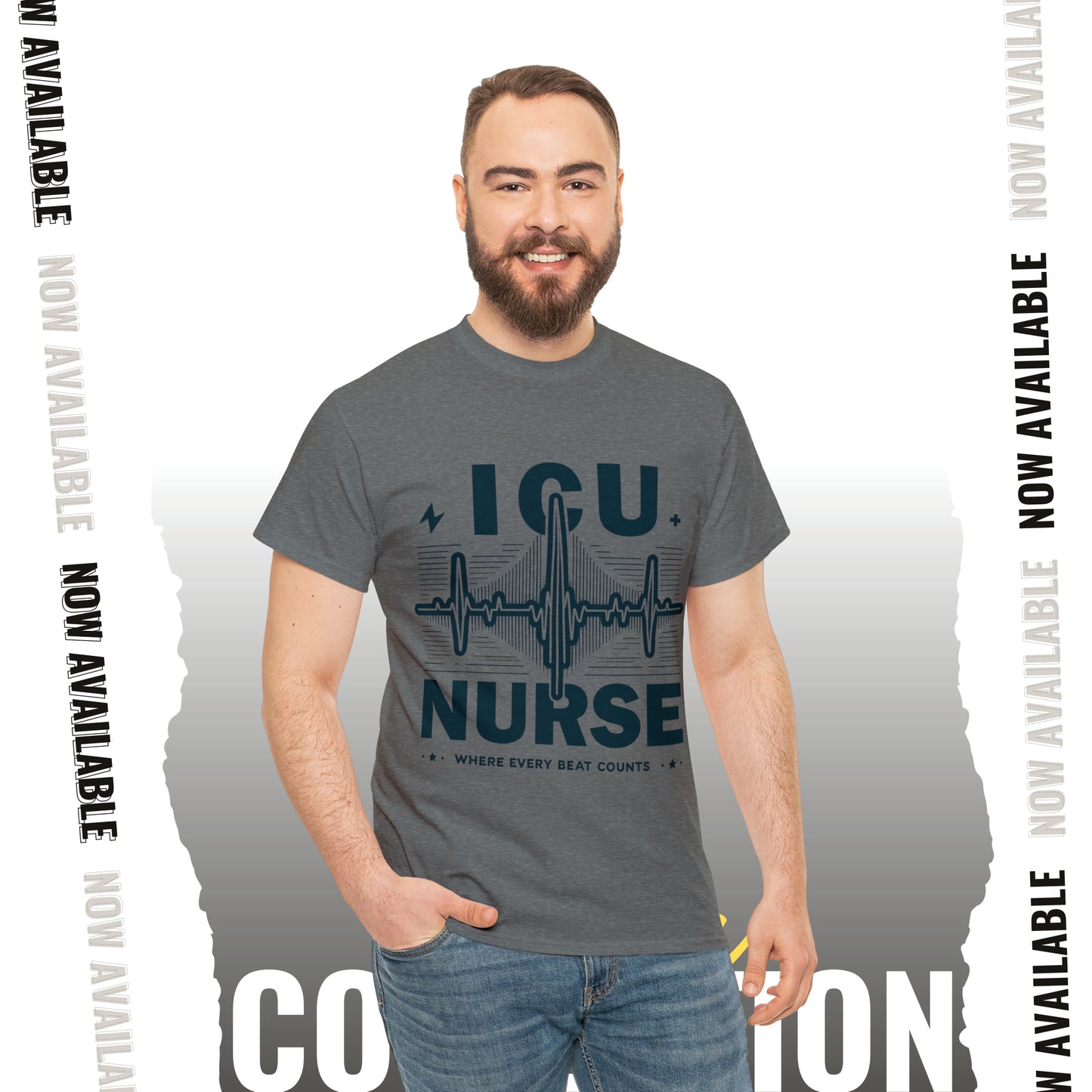 ICU Nurse Unisex Heavy Cotton Tee