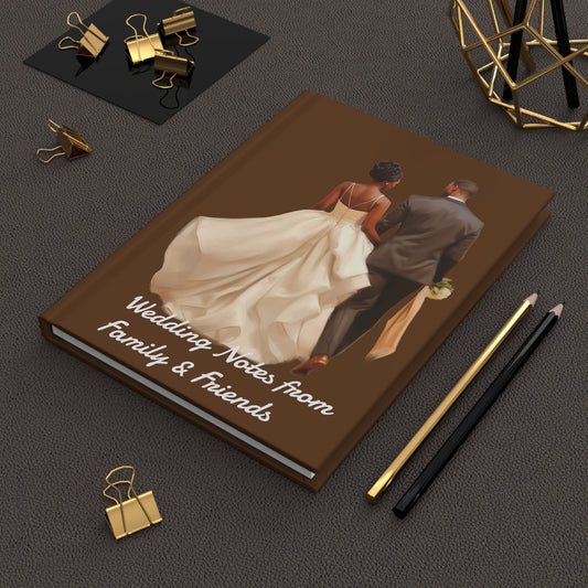 Wedding Notes From Family and Friends Hardcover Journal Matte