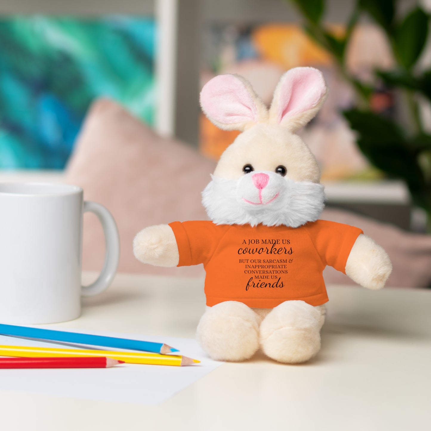 Co-Workers/Work Friends Gift Stuffed Animals with Tee