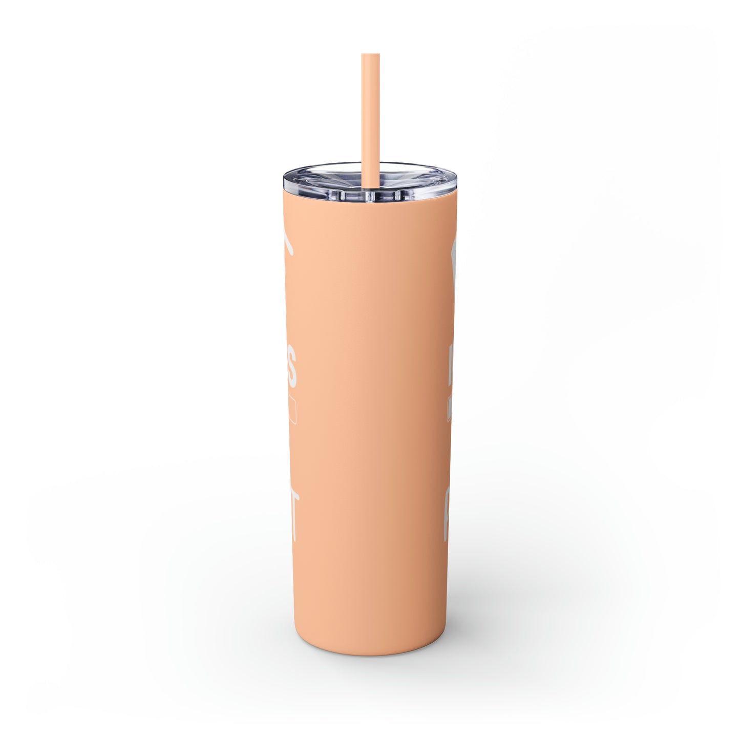 Nurse In Progress Loading Please Wait Skinny Tumbler with Straw, 20oz