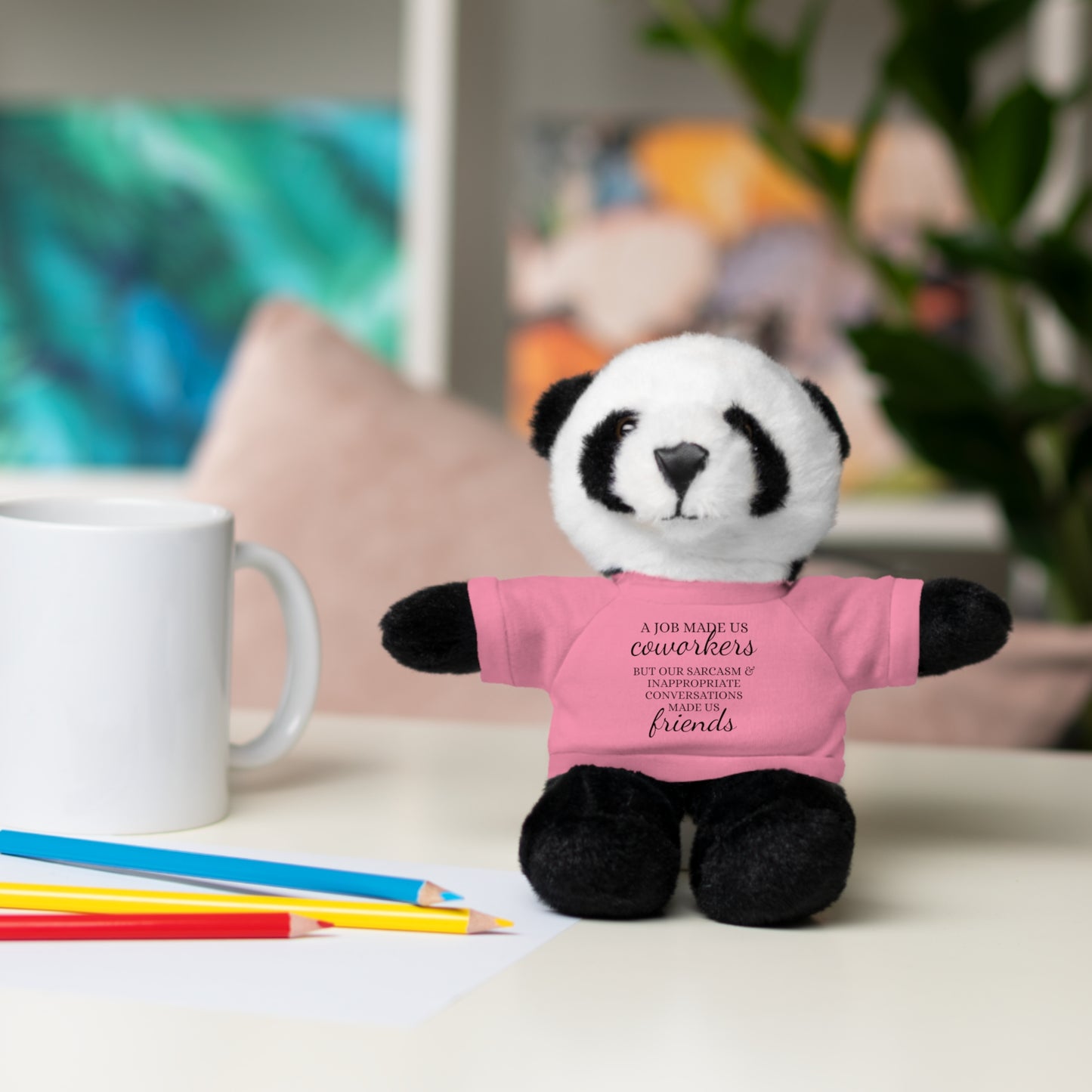 Co-Workers/Work Friends Gift Stuffed Animals with Tee
