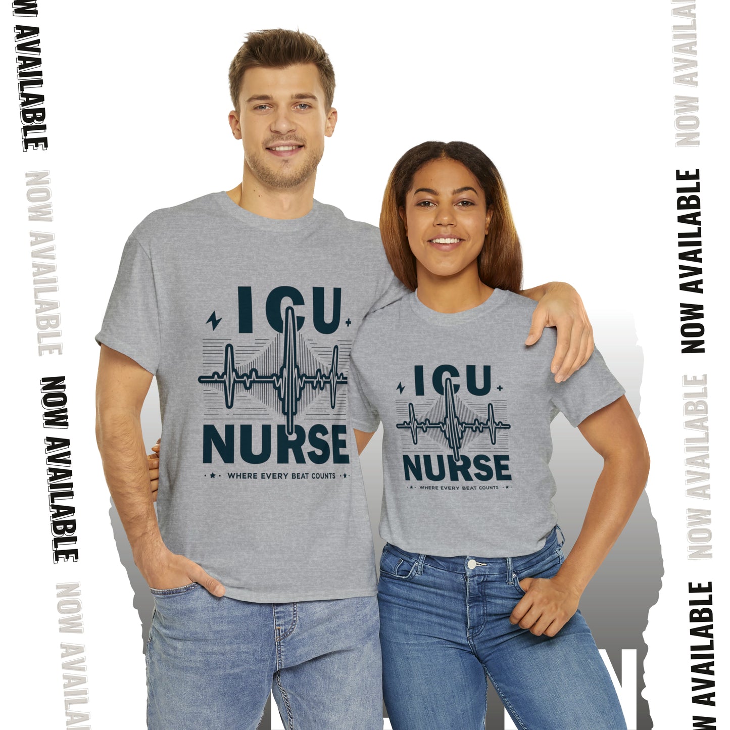 ICU Nurse Unisex Heavy Cotton Tee