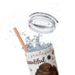 Affirmation Beauty -Skinny Tumbler with Straw, 20oz