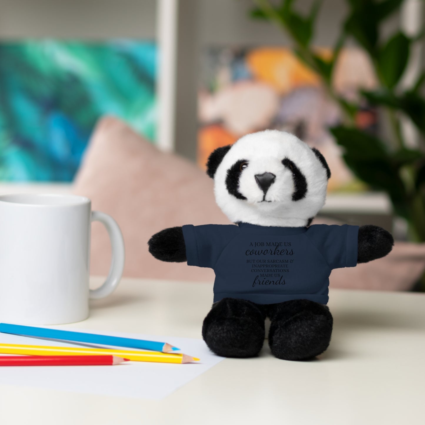 Co-Workers/Work Friends Gift Stuffed Animals with Tee