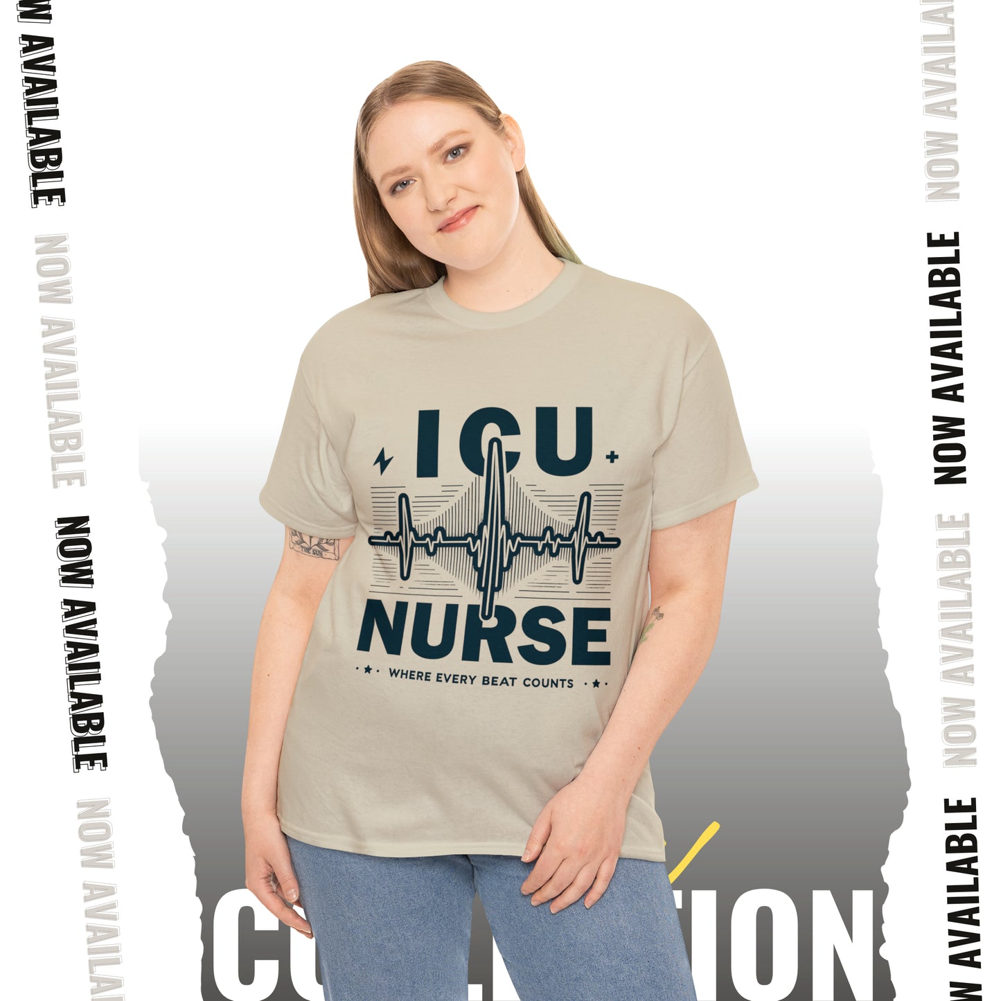ICU Nurse Unisex Heavy Cotton Tee