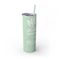 Nurse In Progress Loading Please Wait Skinny Tumbler with Straw, 20oz