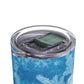 Sky Blue Snowflakes Maars Maker Skinny Matte Tumbler, 20oz