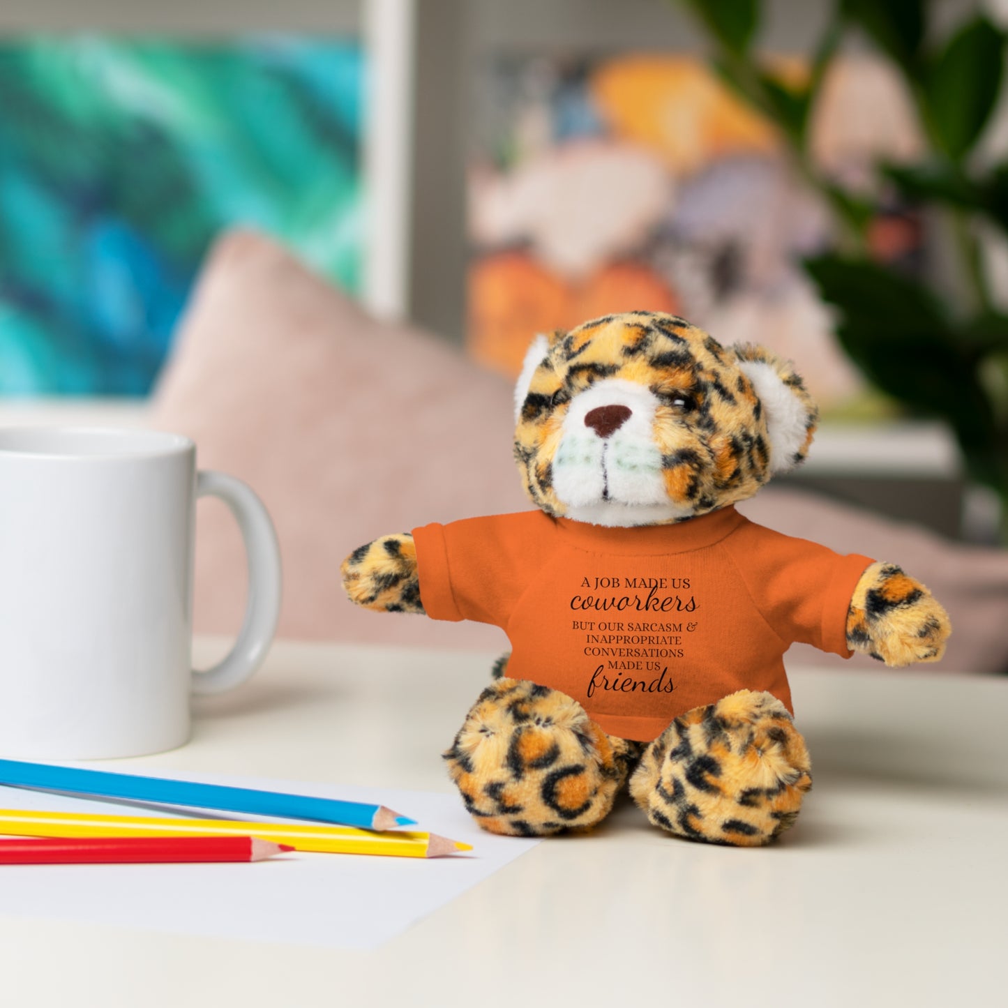 Co-Workers/Work Friends Gift Stuffed Animals with Tee