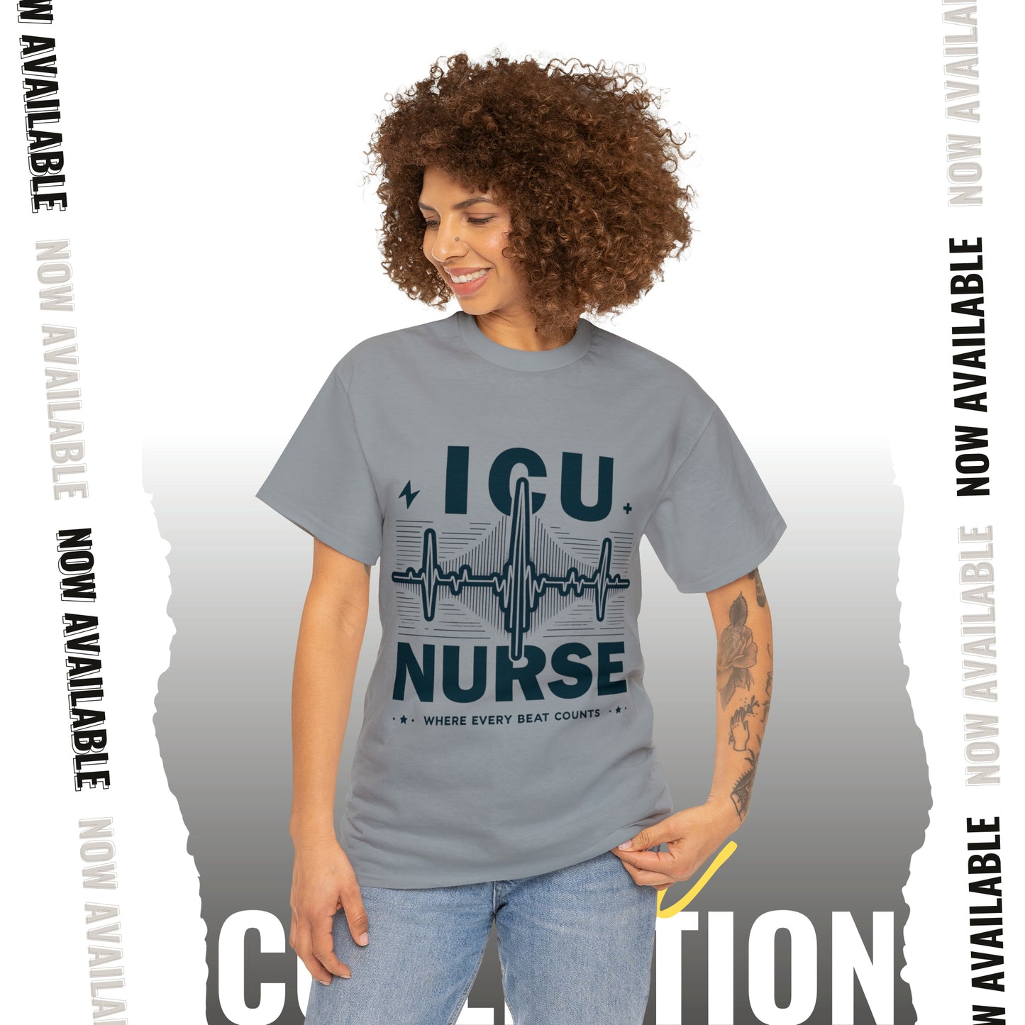 ICU Nurse Unisex Heavy Cotton Tee