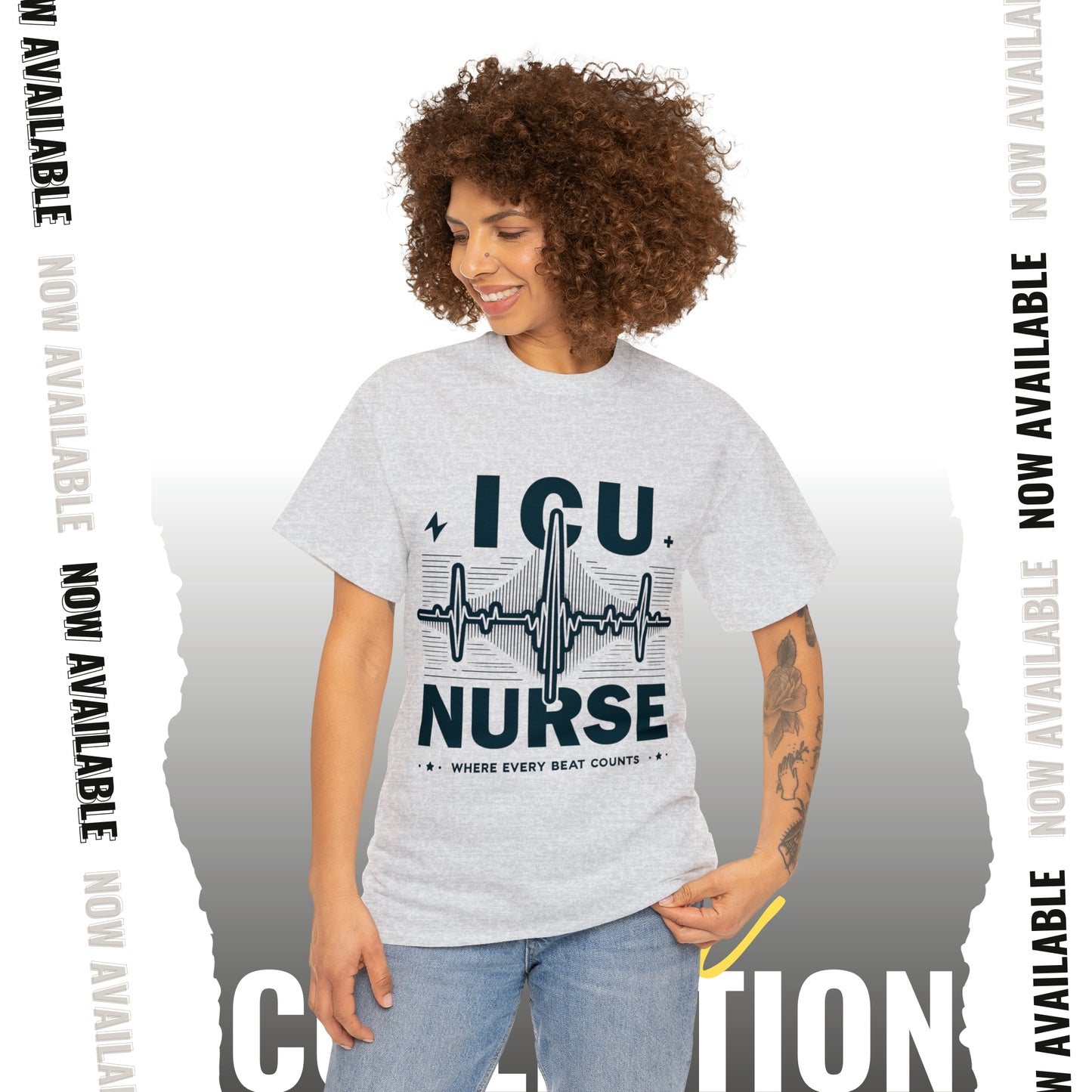 ICU Nurse Unisex Heavy Cotton Tee