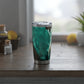 Cow Hide Teal Western Vagabond 20oz Tumbler