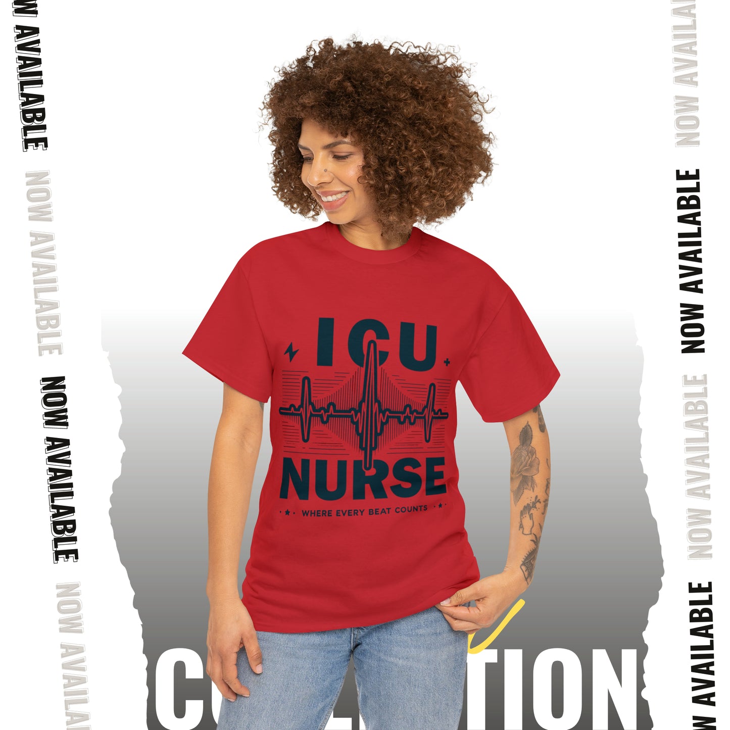 ICU Nurse Unisex Heavy Cotton Tee