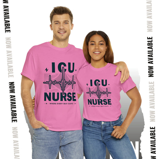 ICU Nurse Unisex Heavy Cotton Tee