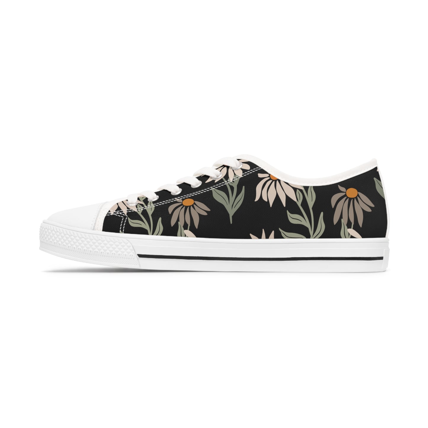 Floral-Women's Low Top Sneakers