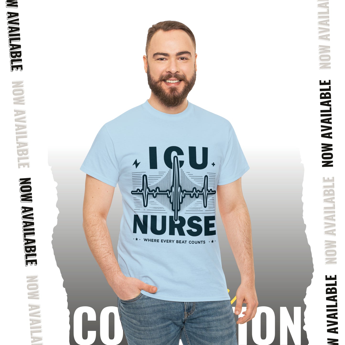 ICU Nurse Unisex Heavy Cotton Tee