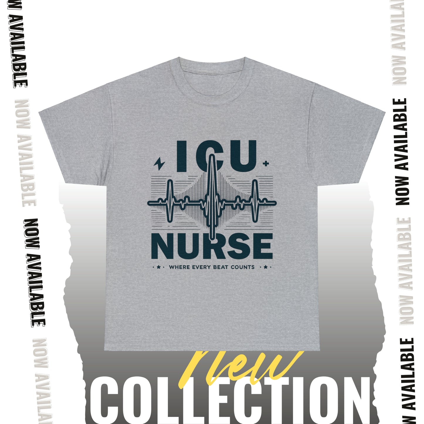 ICU Nurse Unisex Heavy Cotton Tee