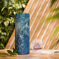 Sky Blue Snowflakes Maars Maker Skinny Matte Tumbler, 20oz